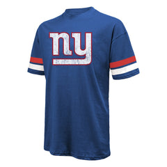 Cam Skattebo New York Giants Majestic Threads Oversized T-Shirt - Royal - NFL