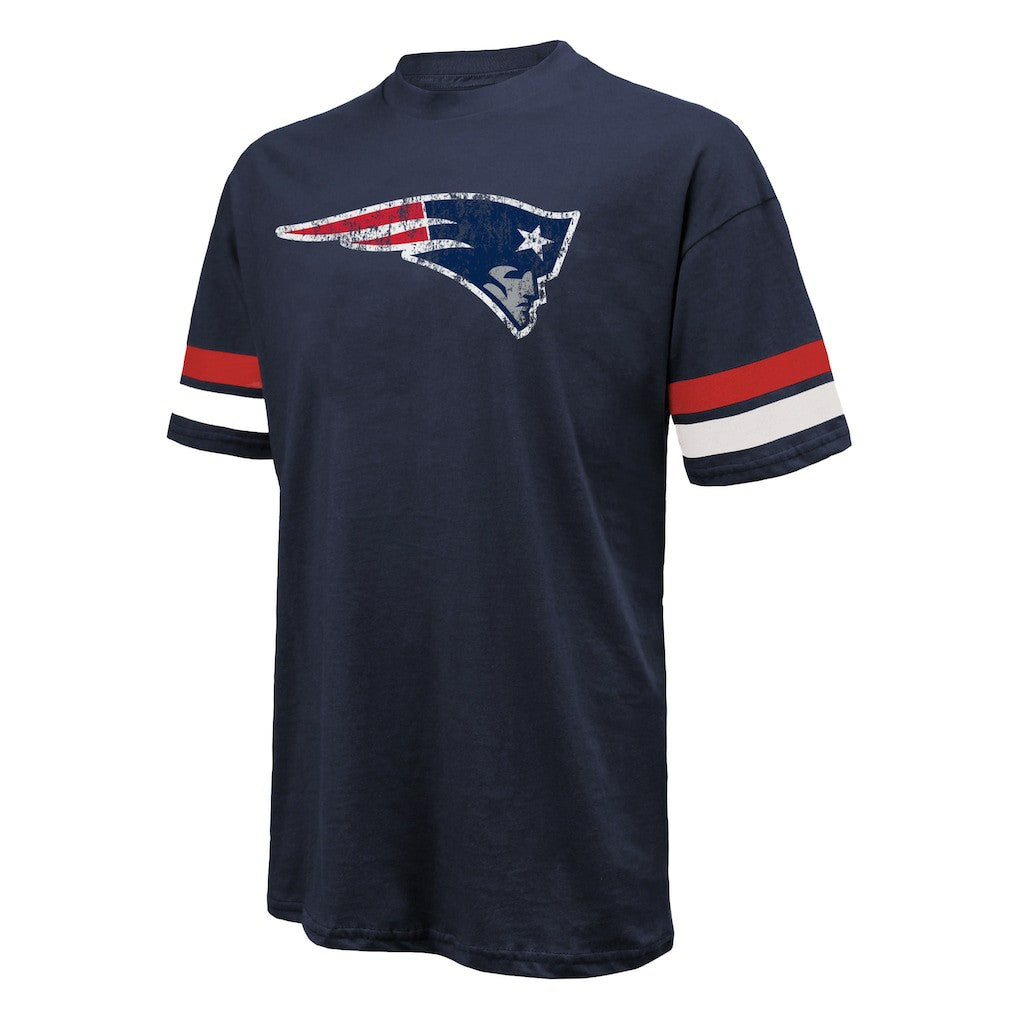 Drake Maye New England Patriots Majestic Threads Oversized T-Shirt - Navy - NFL