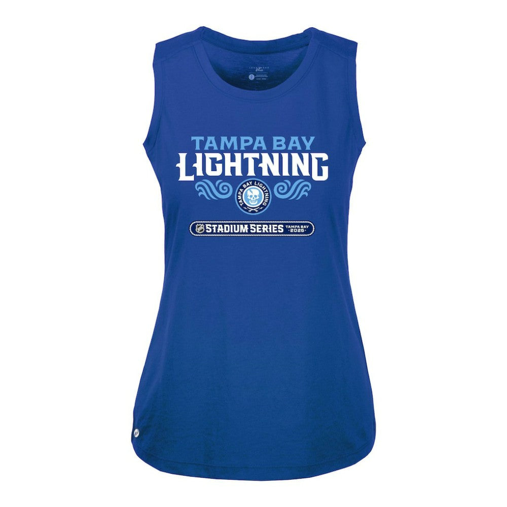 Tampa Bay Lightning Levelwear Women's 2026 NHL Stadium Series Macy Tank Top - Blue | NHL on sale