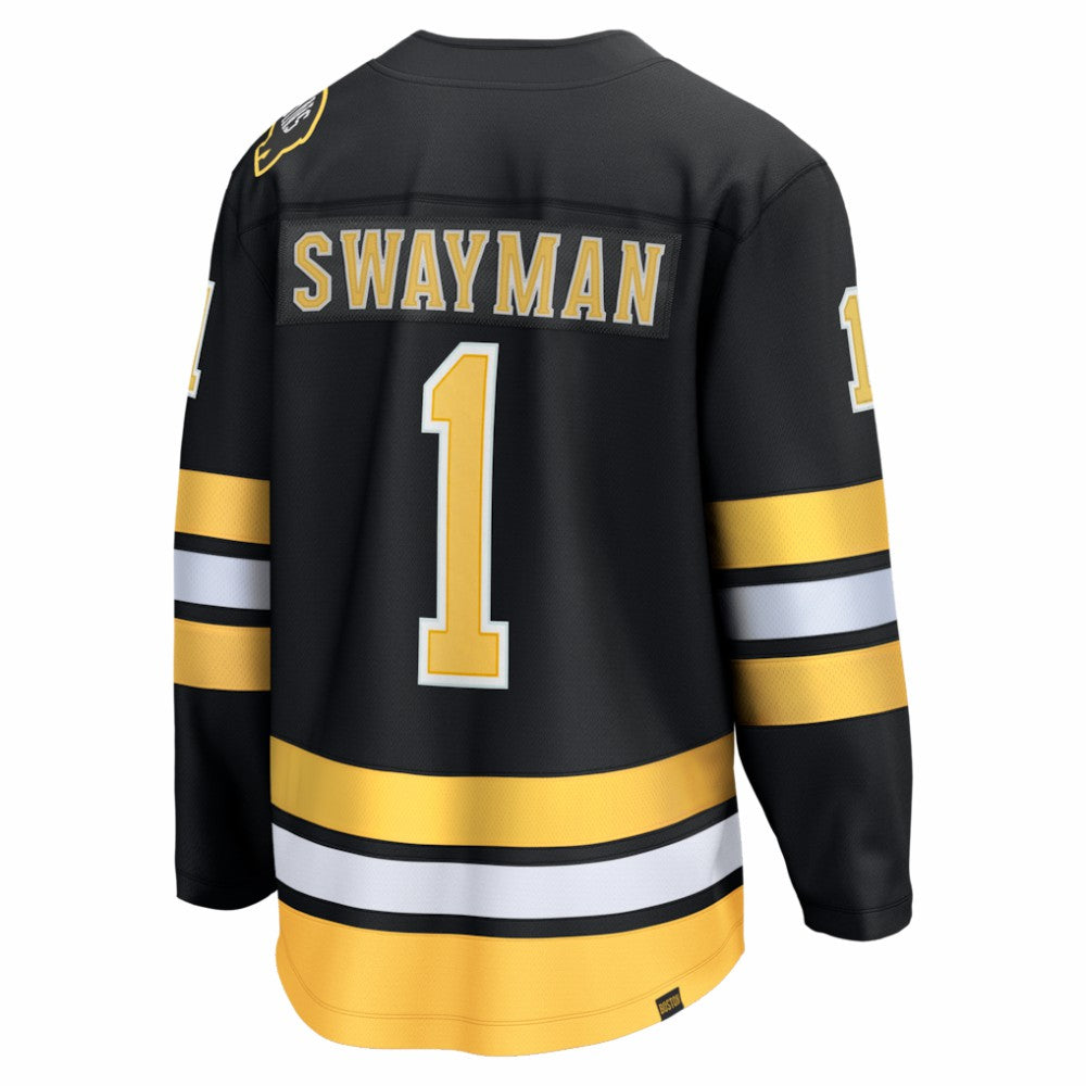 Jeremy Swayman Boston Bruins Fanatics Home Breakaway Jersey - Black | Fanatics Lifestyle