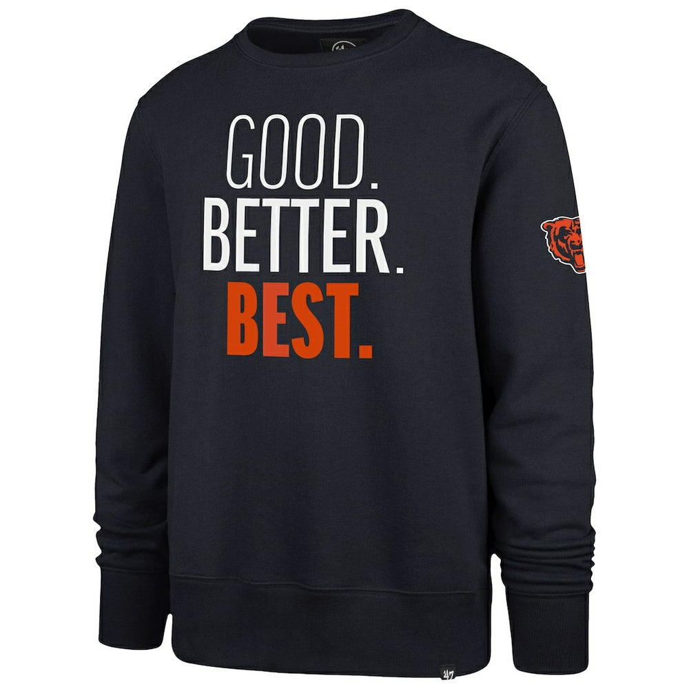 Chicago Bears '47 Good. Better. Best. Headline Sweatshirt - Navy - 47 brand