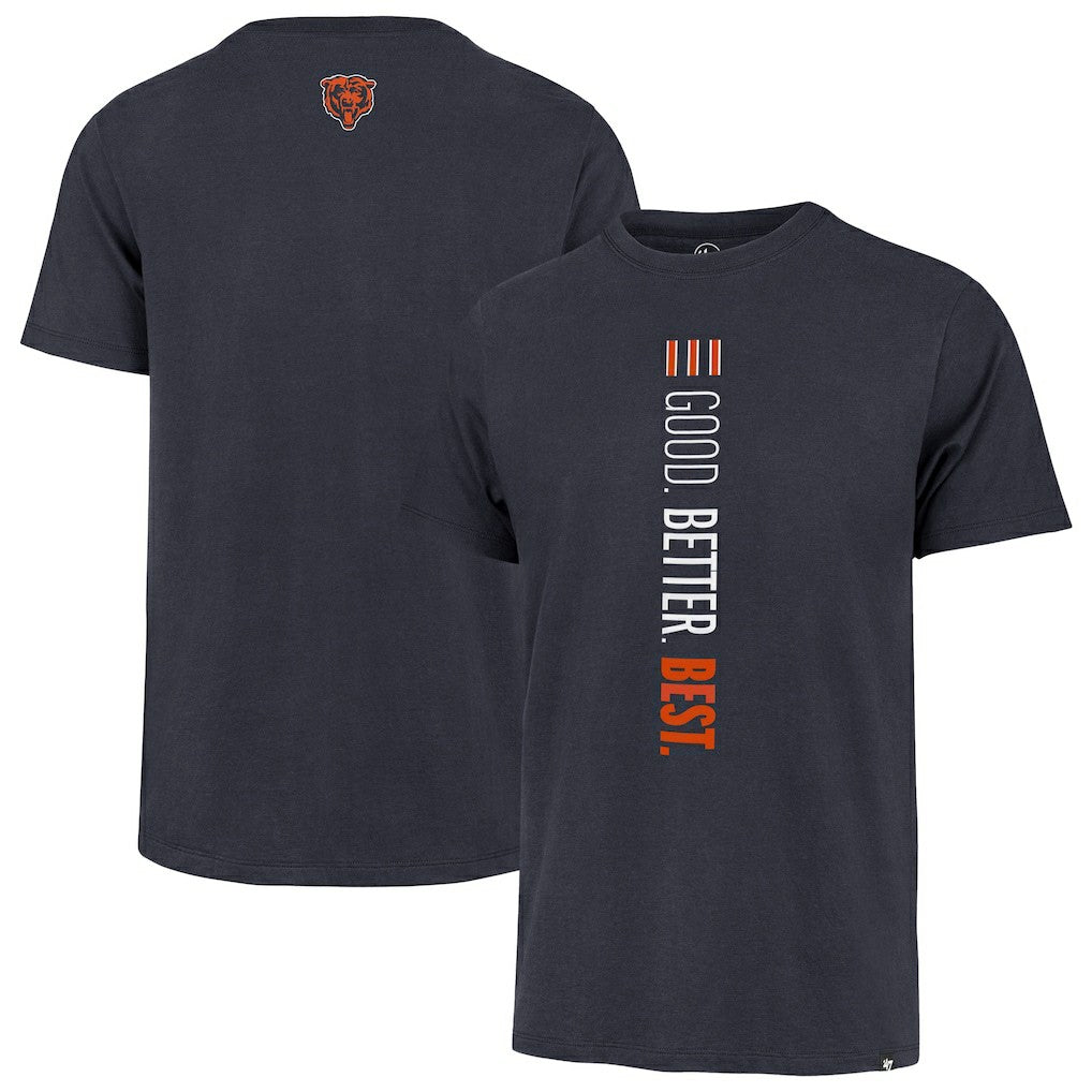 Chicago Bears '47 Good. Better. Best. Franklin T-Shirt - Navy - 47 brand