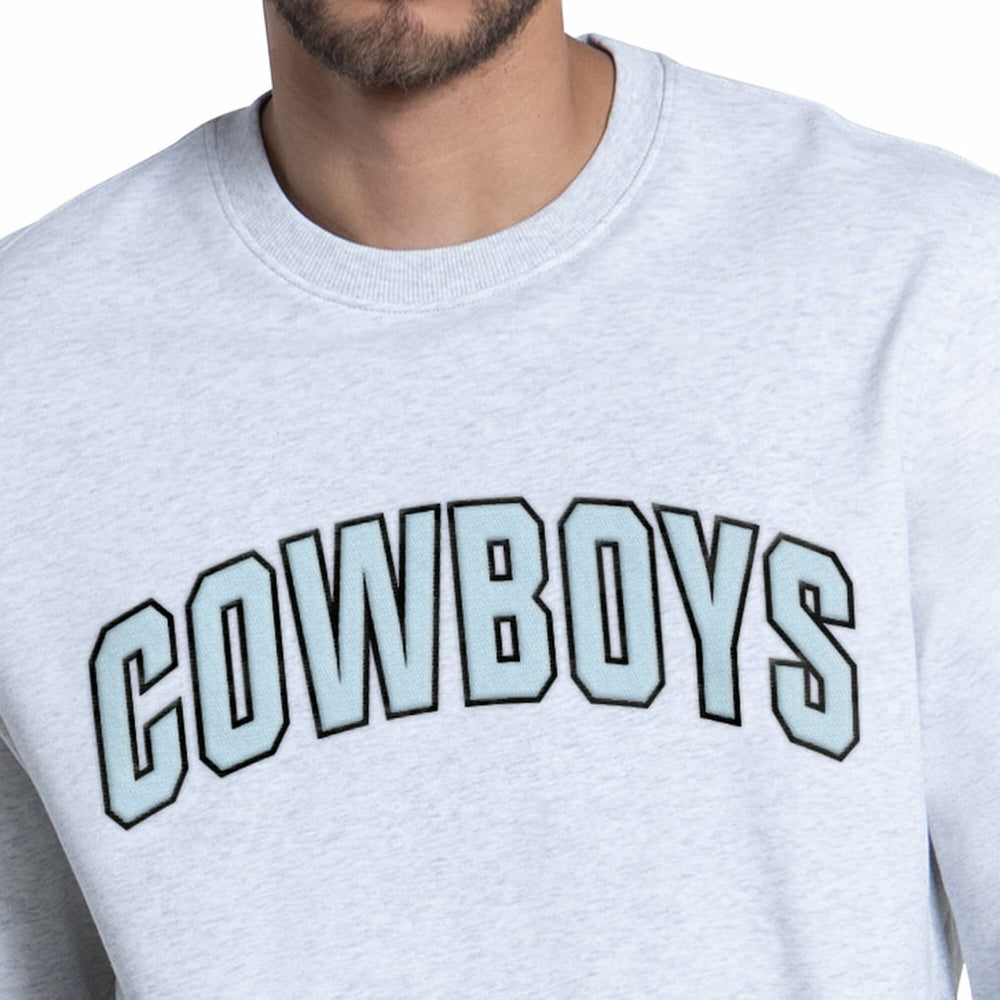 Dallas Cowboys Starter Faceoff Fleece Sweatshirt - Ash - NFL