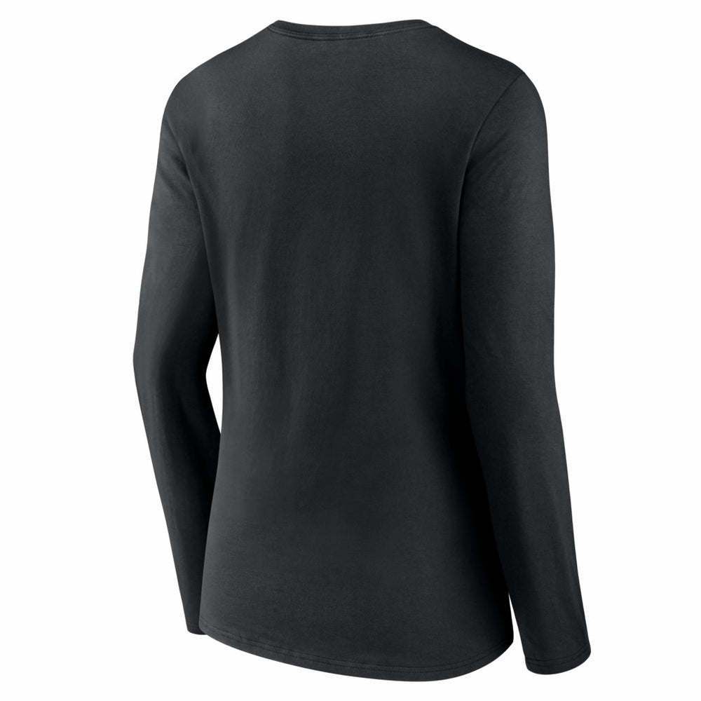 Arizona Cardinals Women's Hustle Long Sleeve V-Neck T-Shirt - Black - NFL