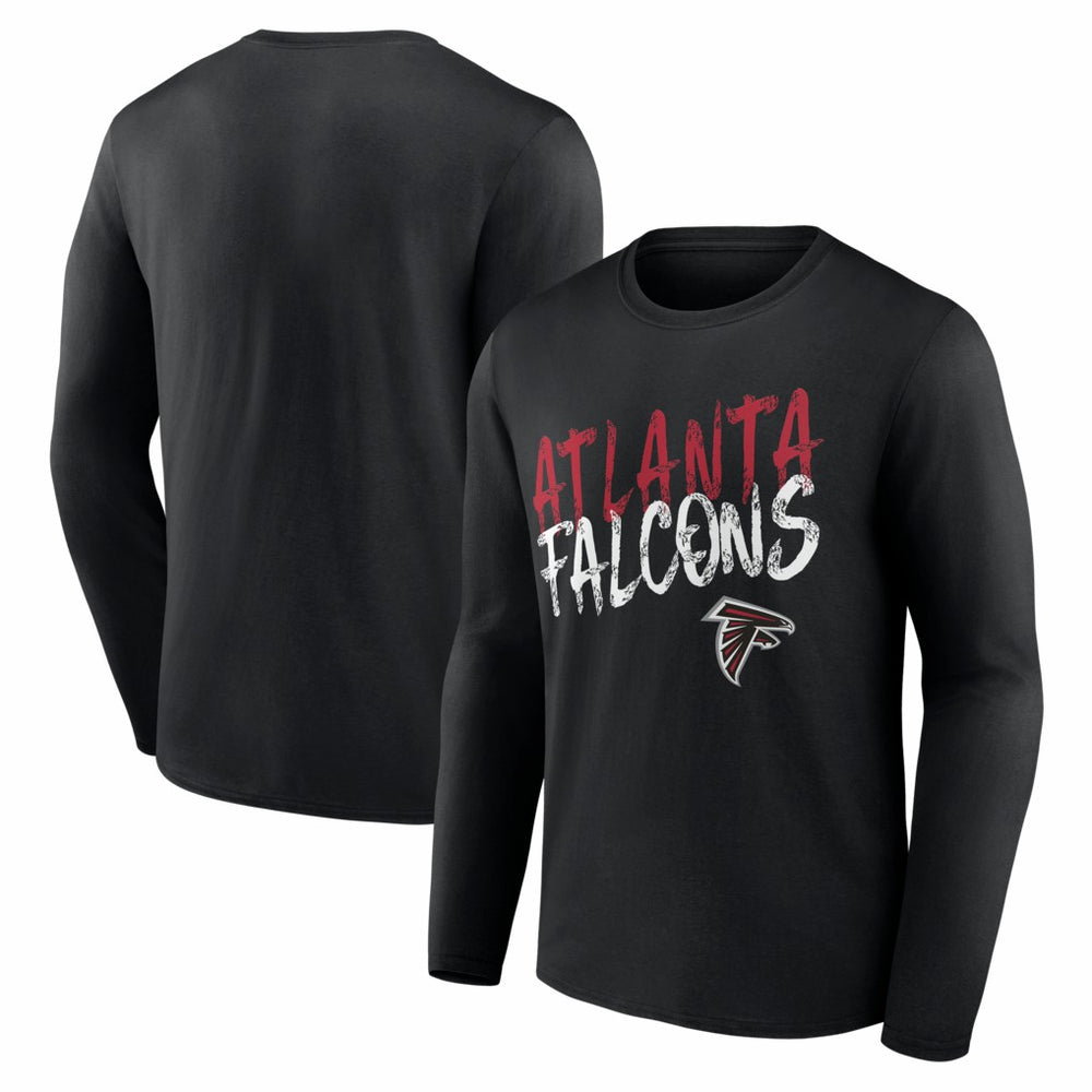 Atlanta Falcons Hustle Long Sleeve T-Shirt - Black - NFL