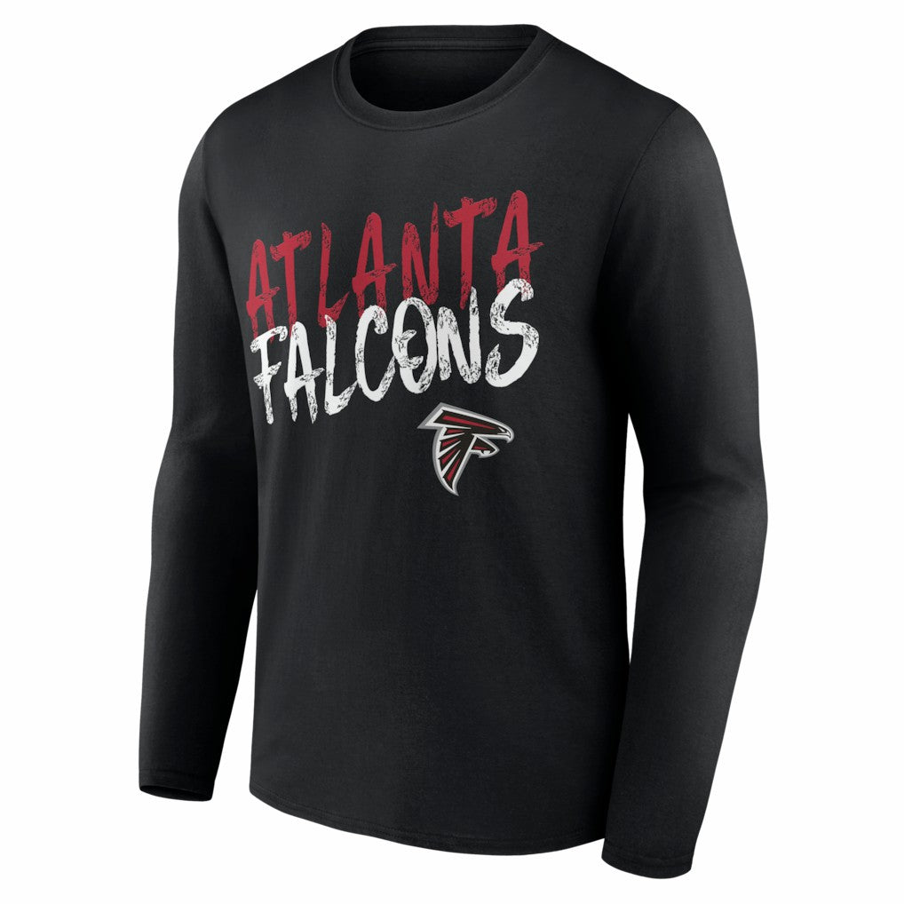 Atlanta Falcons Hustle Long Sleeve T-Shirt - Black - NFL