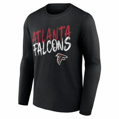Atlanta Falcons Hustle Long Sleeve T-Shirt - Black - NFL