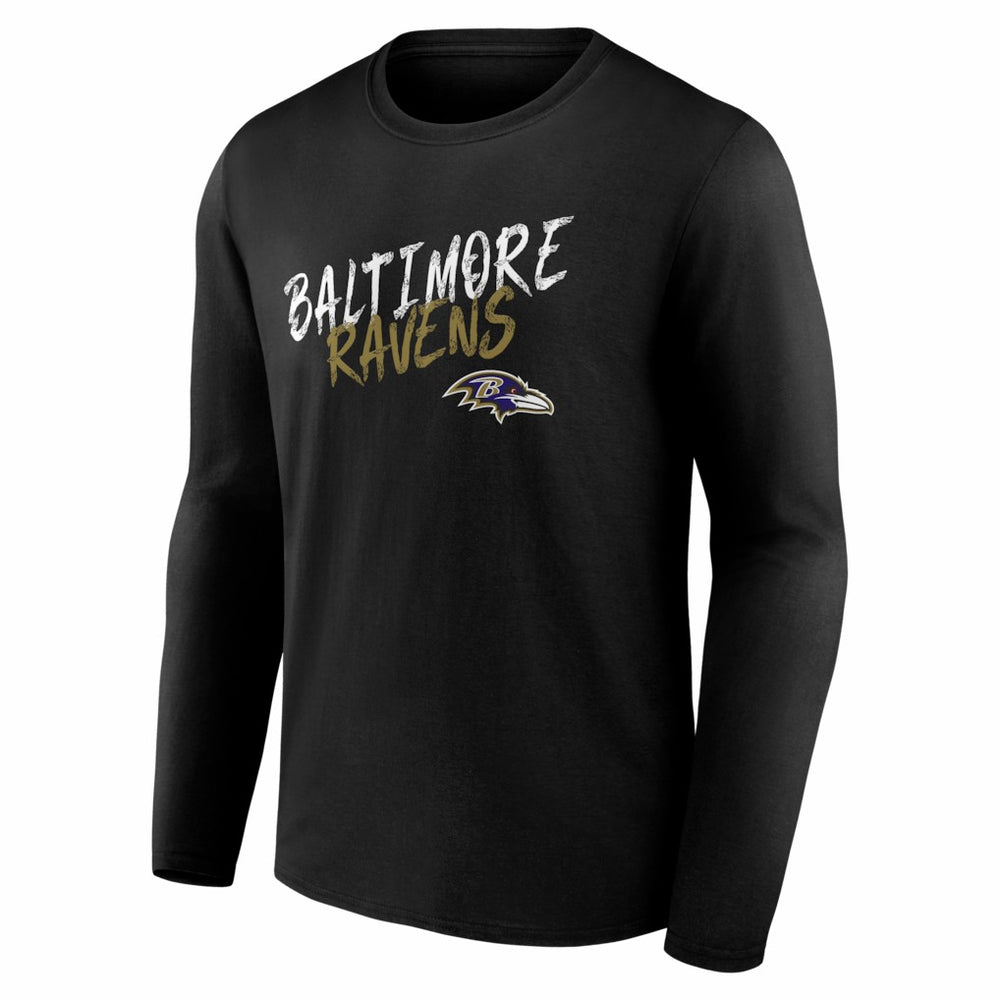 Baltimore Ravens Hustle Long Sleeve T-Shirt - Black - NFL