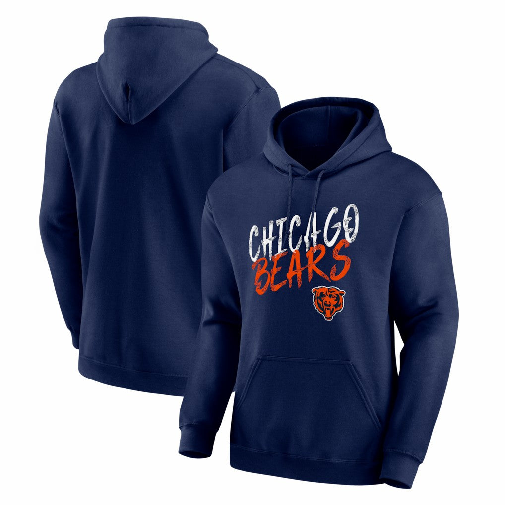 Chicago Bears Hustle Hoodie - Navy - NFL