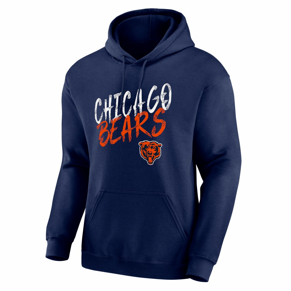 Chicago Bears Hustle Hoodie - Navy - NFL