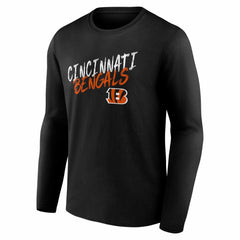 Cincinnati Bengals Hustle Long Sleeve T-Shirt - Black - NFL