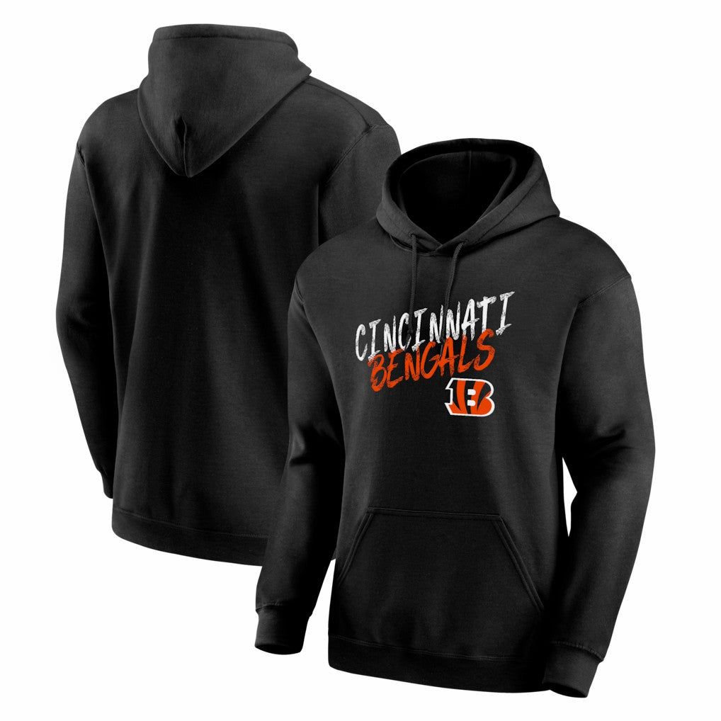 Cincinnati Bengals Hustle Hoodie - Black - NFL