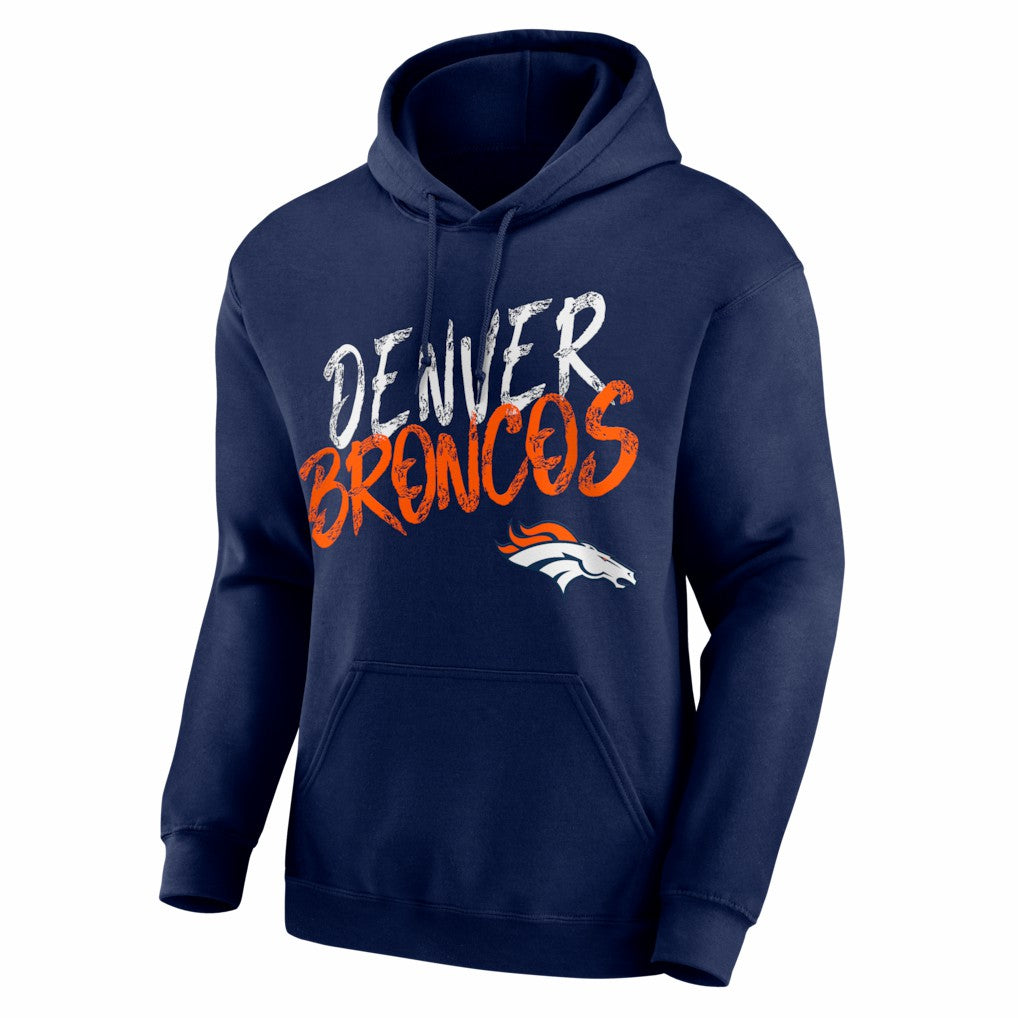 Denver Broncos Hustle Hoodie - Navy - NFL