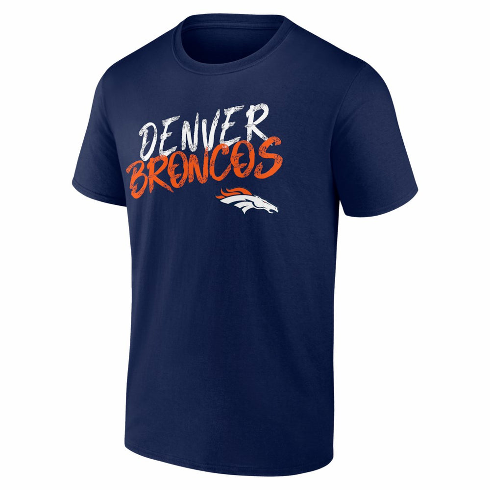 Denver Broncos Hustle T-Shirt - Navy - NFL