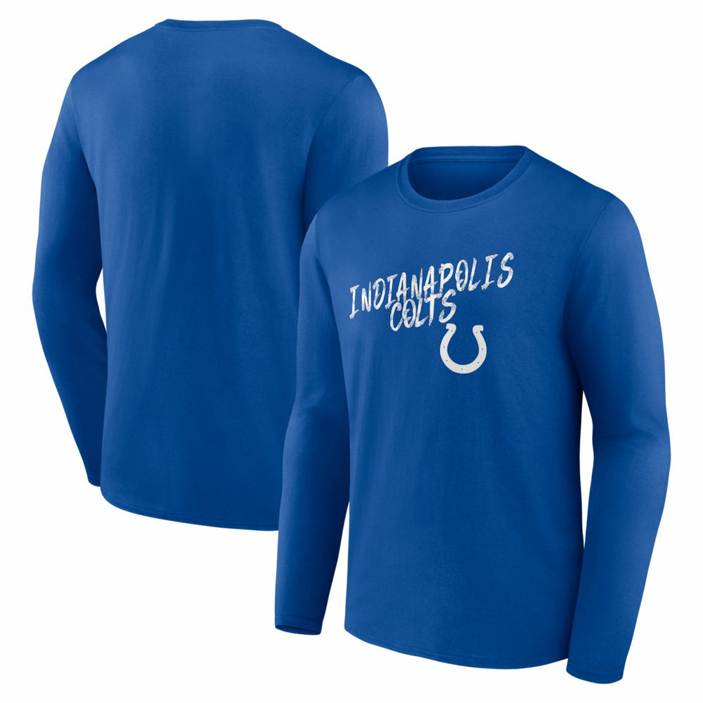 Indianapolis Colts Hustle Long Sleeve T-Shirt - Royal - NFL