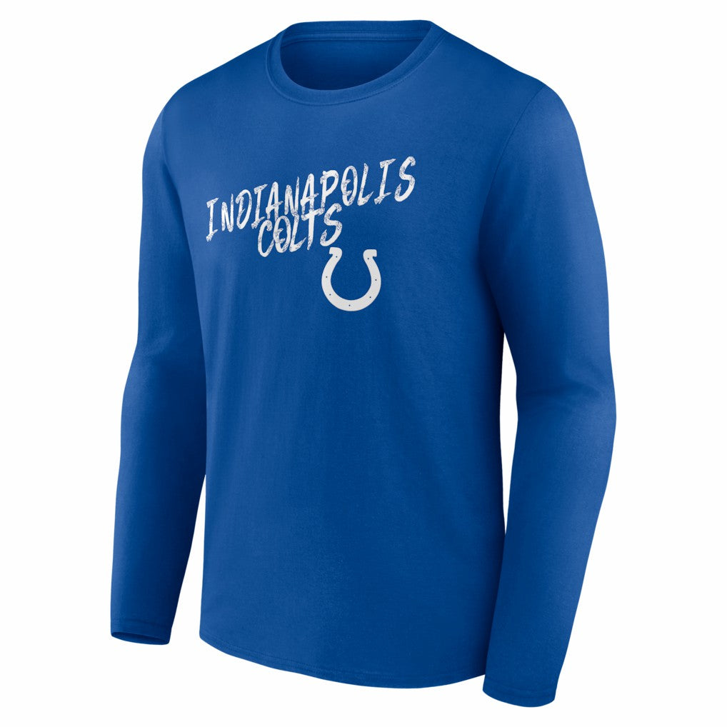 Indianapolis Colts Hustle Long Sleeve T-Shirt - Royal - NFL