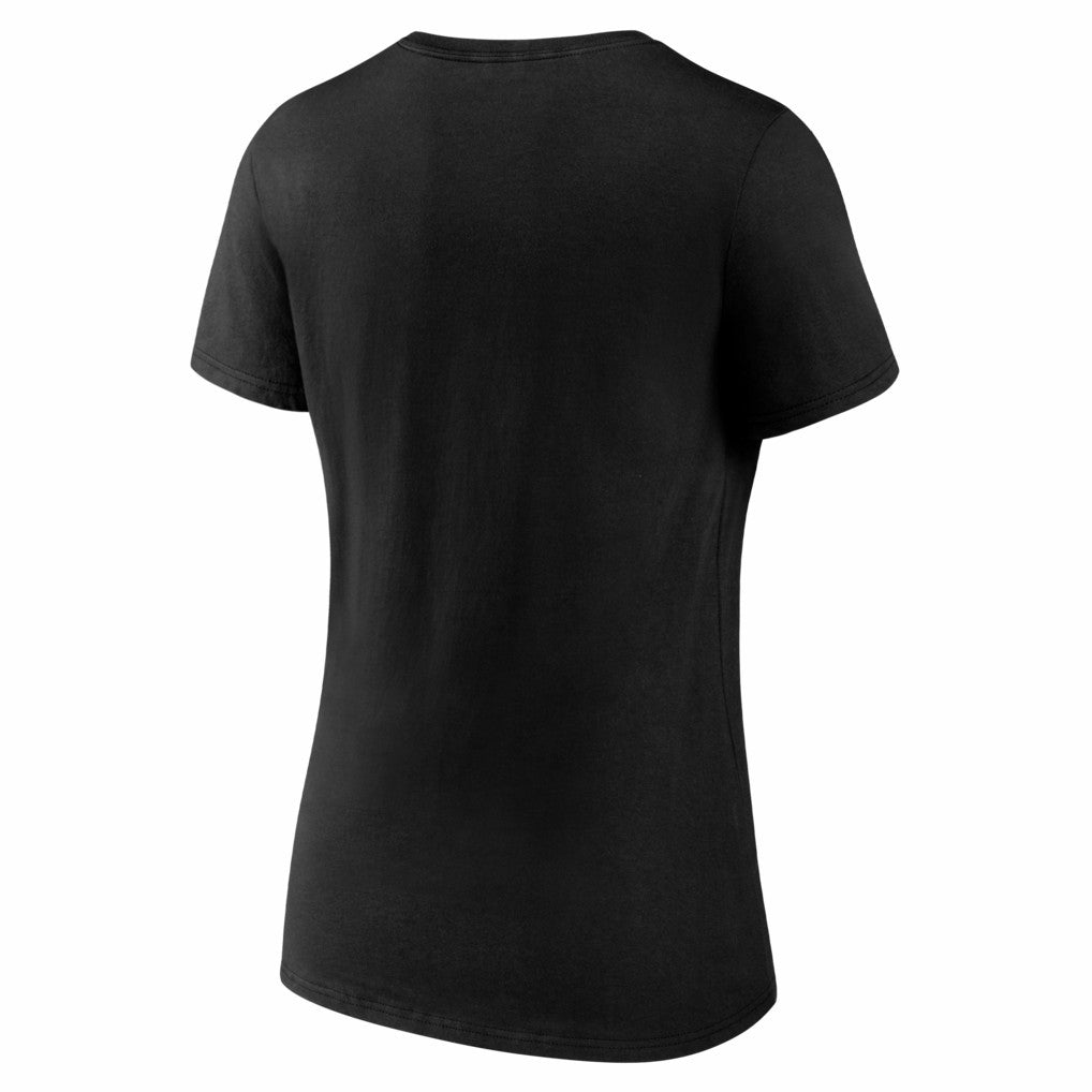 Jacksonville Jaguars Women's Hustle V-Neck T-Shirt - Black - NFL