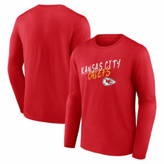 Kansas City Chiefs Hustle Long Sleeve T-Shirt - Red - NFL