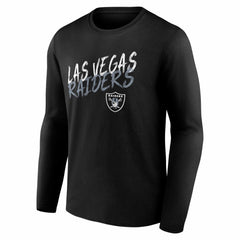 Las Vegas Raiders Hustle Long Sleeve T-Shirt - Black - NFL