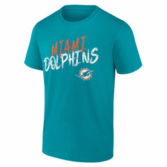 Miami Dolphins Hustle T-Shirt - Aqua - NFL