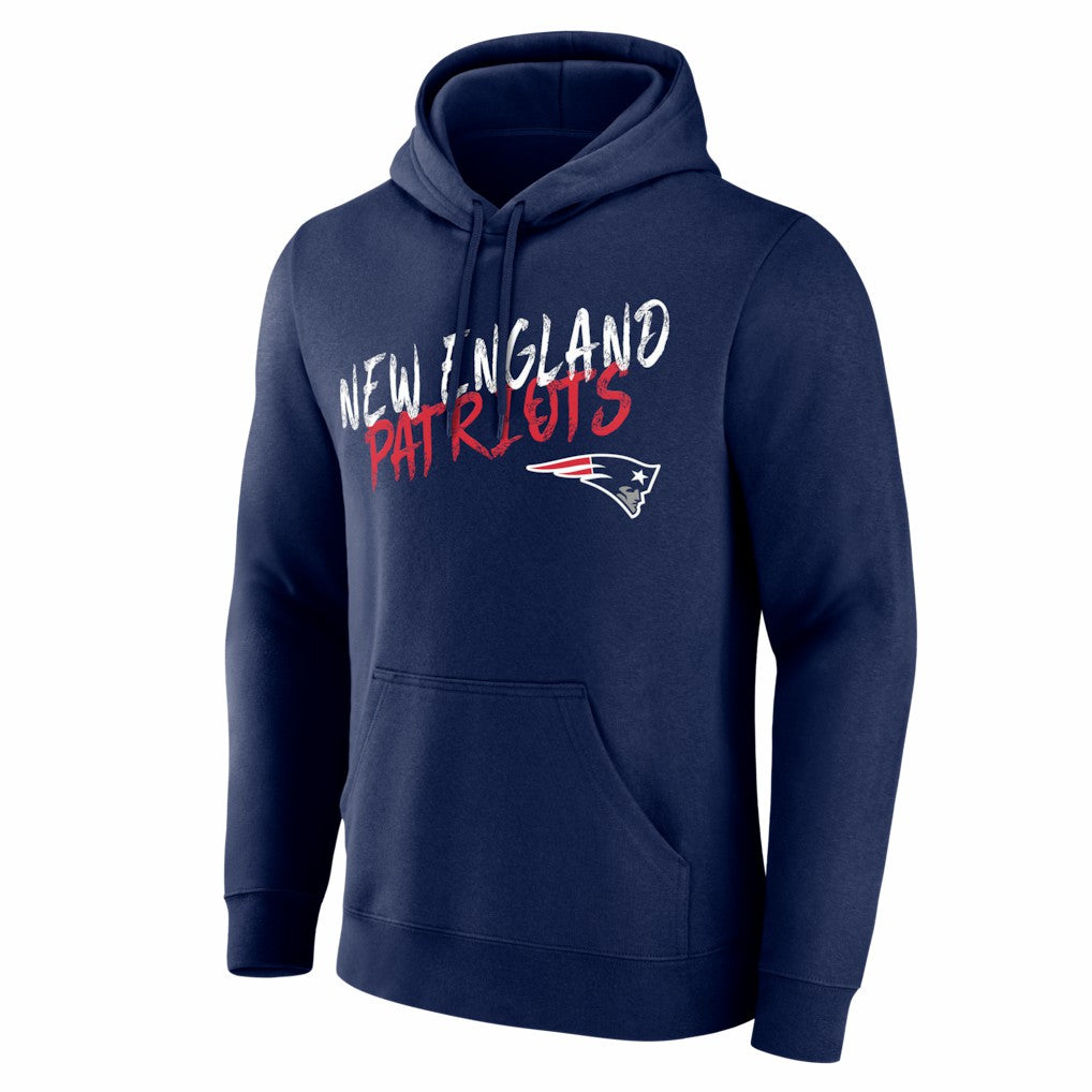 New England Patriots Hustle Hoodie - Navy - NFL