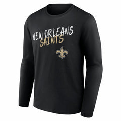 New Orleans Saints Hustle Long Sleeve T-Shirt - Black - NFL