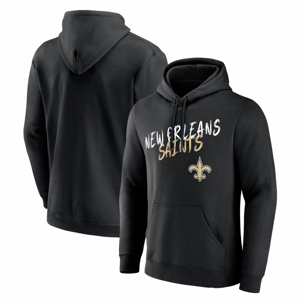 New Orleans Saints Hustle Hoodie - Black - NFL