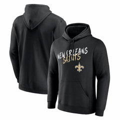 New Orleans Saints Hustle Hoodie - Black - NFL