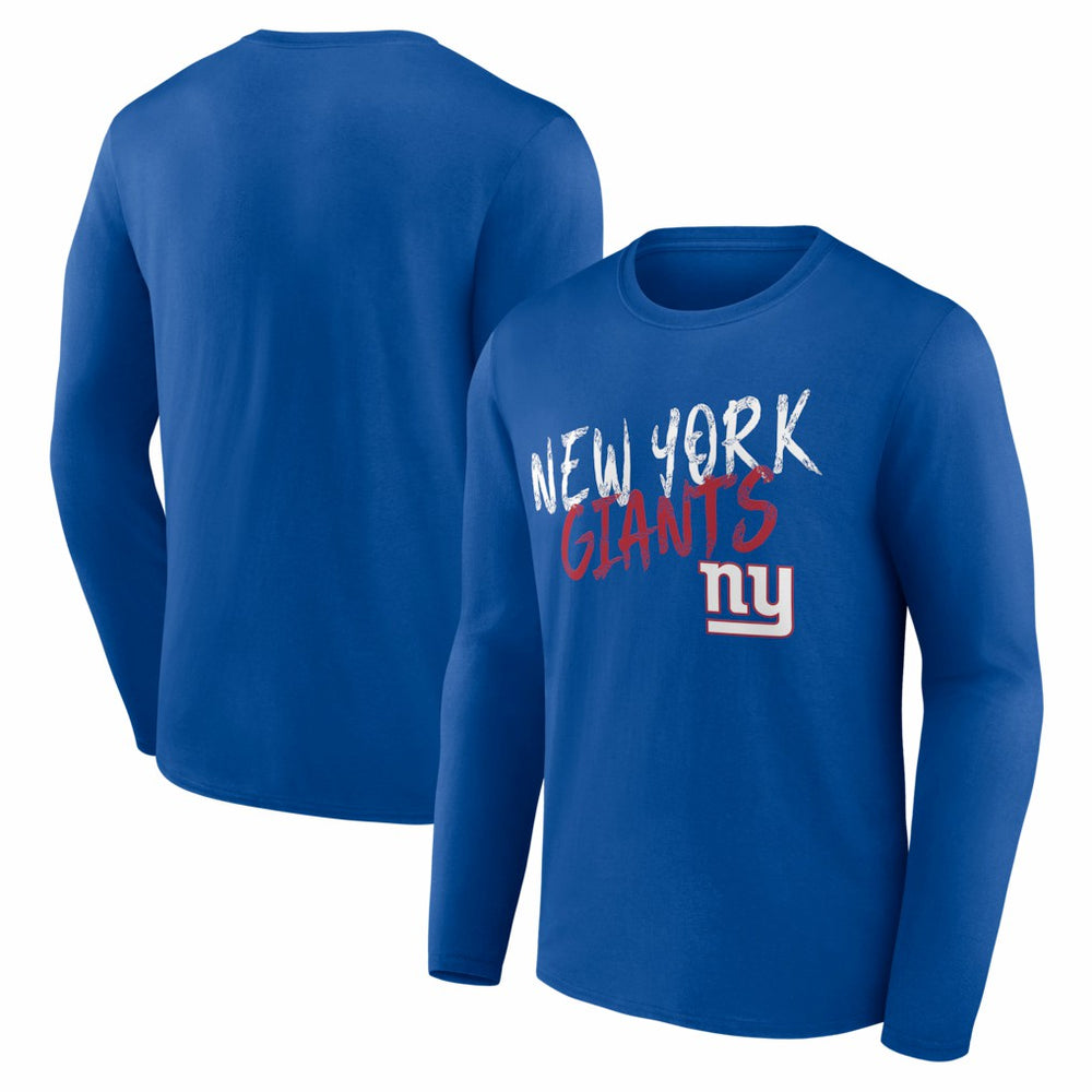 New York Giants Hustle Long Sleeve T-Shirt - Royal - NFL