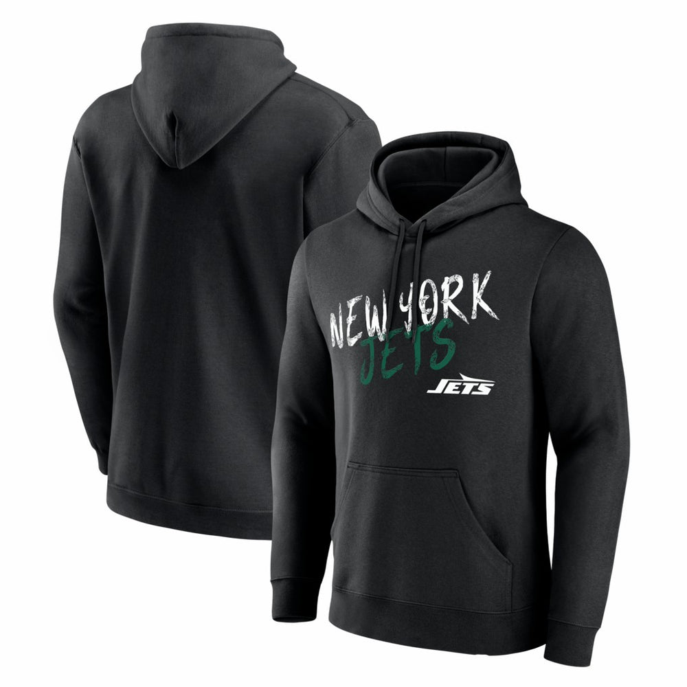 New York Jets Hustle Hoodie - Black - NFL