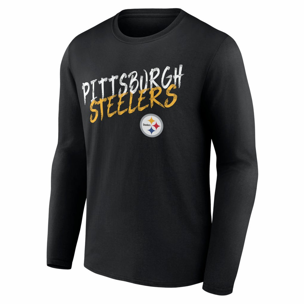 Pittsburgh Steelers Hustle Long Sleeve T-Shirt - Black - NFL
