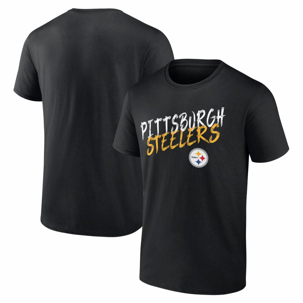 Pittsburgh Steelers Hustle T-Shirt - Black - NFL