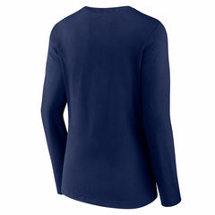 Seattle Seahawks Women's Hustle Long Sleeve V-Neck T-Shirt - College Navy - NFL