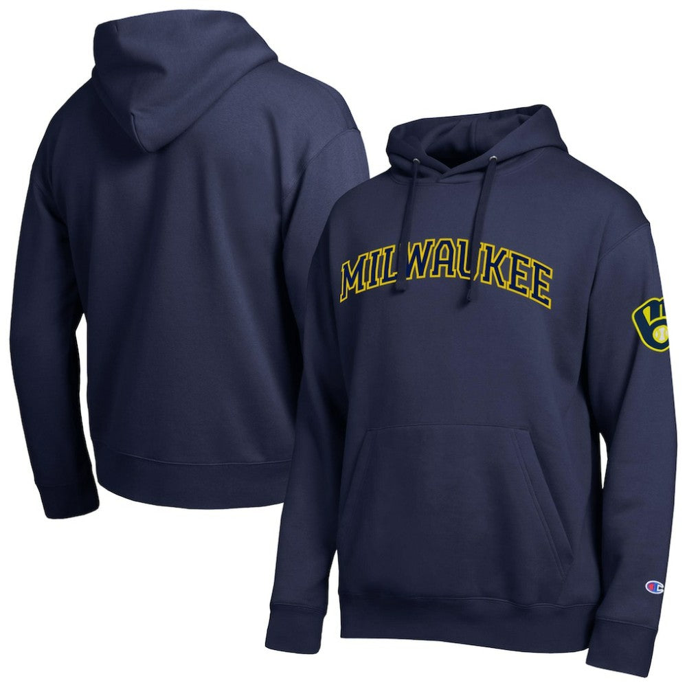 Milwaukee Brewers Champion All Star Wordmark Hoodie Outlet