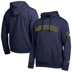 Milwaukee Brewers Champion All Star Wordmark Hoodie Outlet