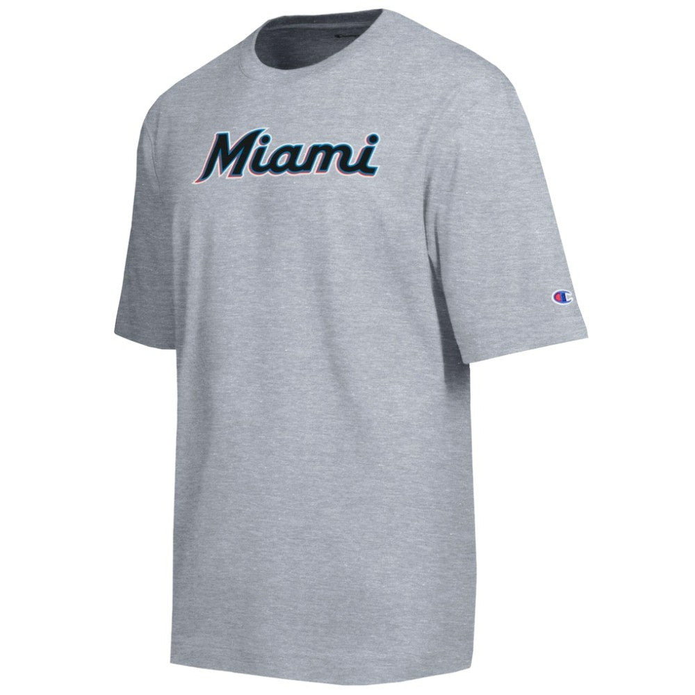 Miami Marlins Champion All Star Chenille Wordmark T-Shirt Online