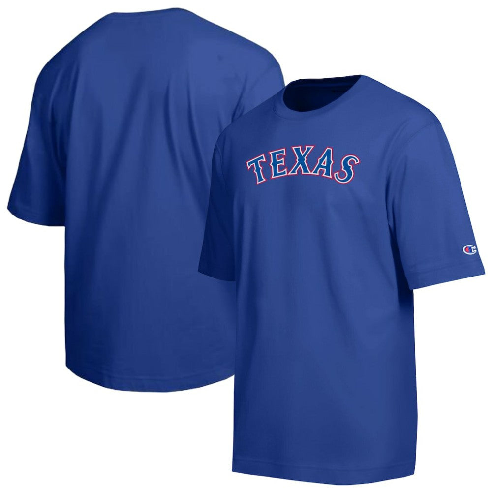 Texas Rangers Champion All Star Chenille Wordmark T-Shirt Outlet