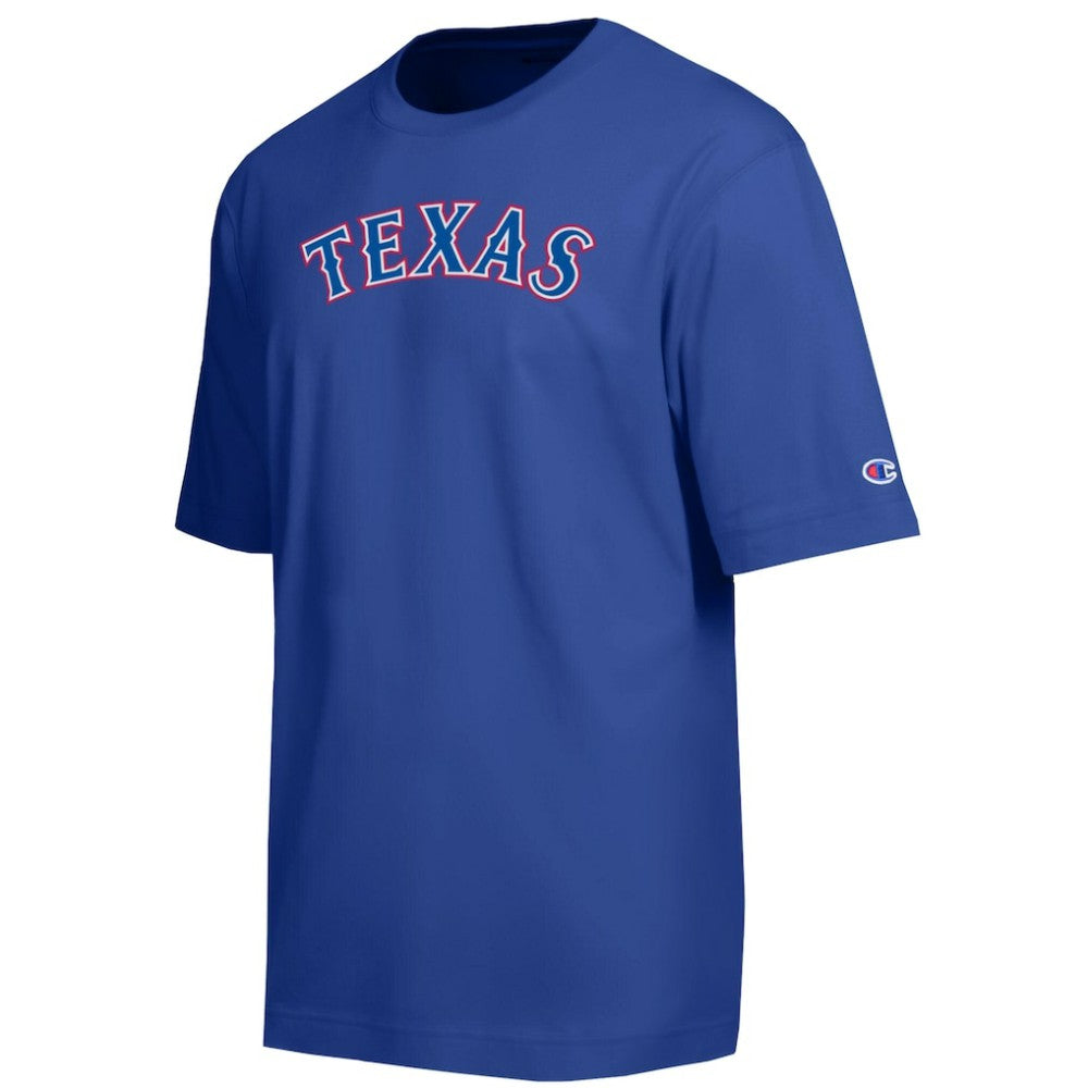 Texas Rangers Champion All Star Chenille Wordmark T-Shirt Outlet
