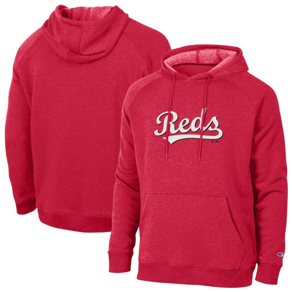 Cincinnati Reds Champion Triumph Tri-Blend Raglan Hoodie Online
