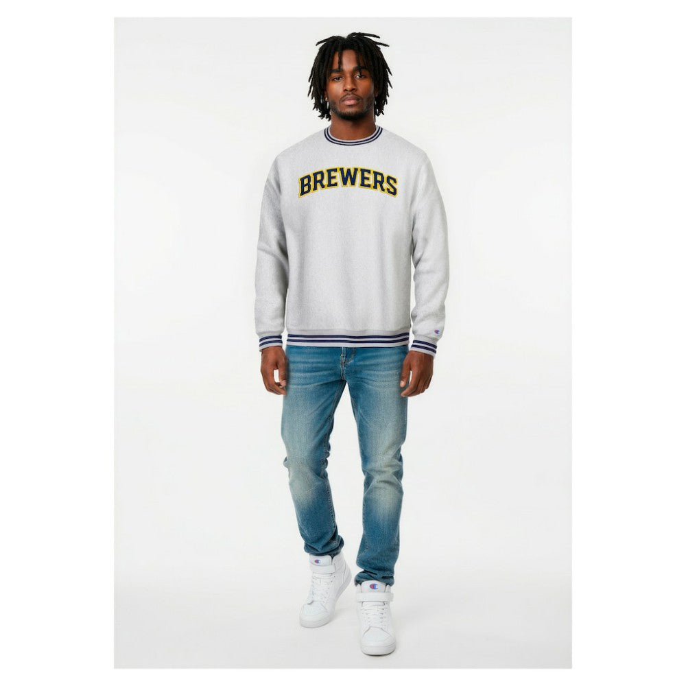 Milwaukee Brewers Champion Reverse Weave Sweatshirt Sale