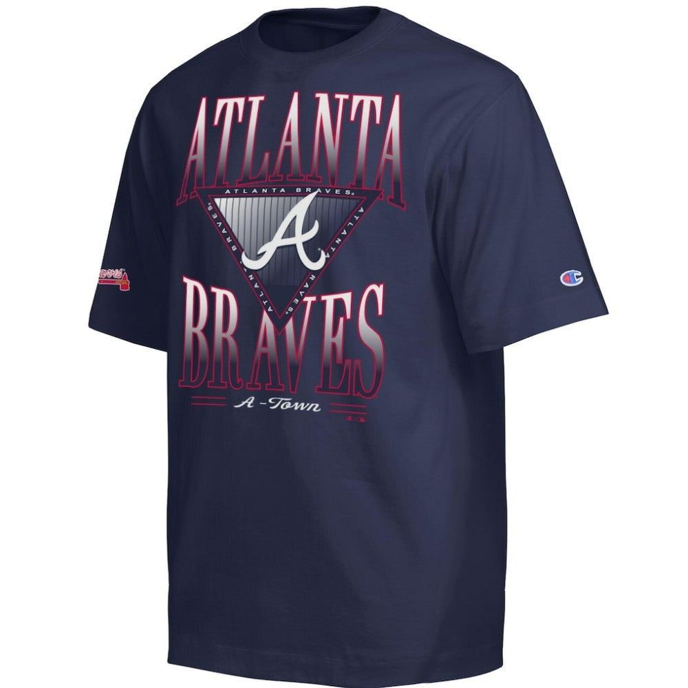 Atlanta Braves Champion Traditions Two Locations T-Shirt Sale