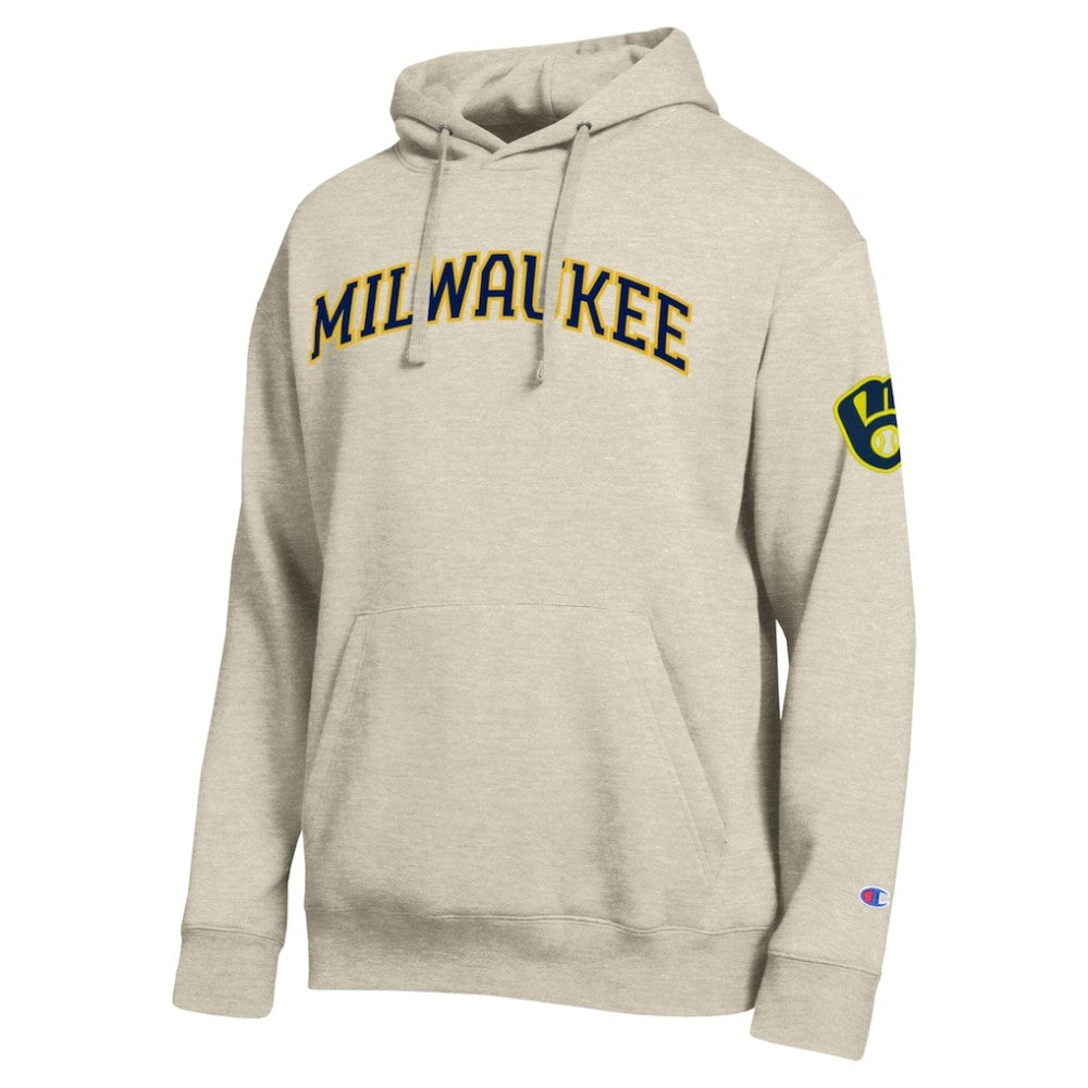 Milwaukee Brewers Champion All Star Chenille Patch Hoodie Sale