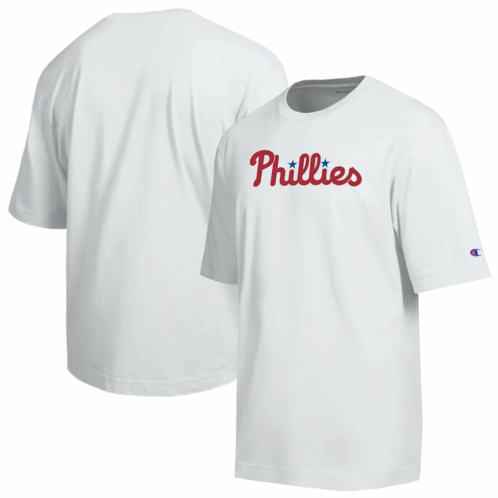 Philadelphia Phillies Champion All Star Arched Chenille Wordmark T-Shirt Sale