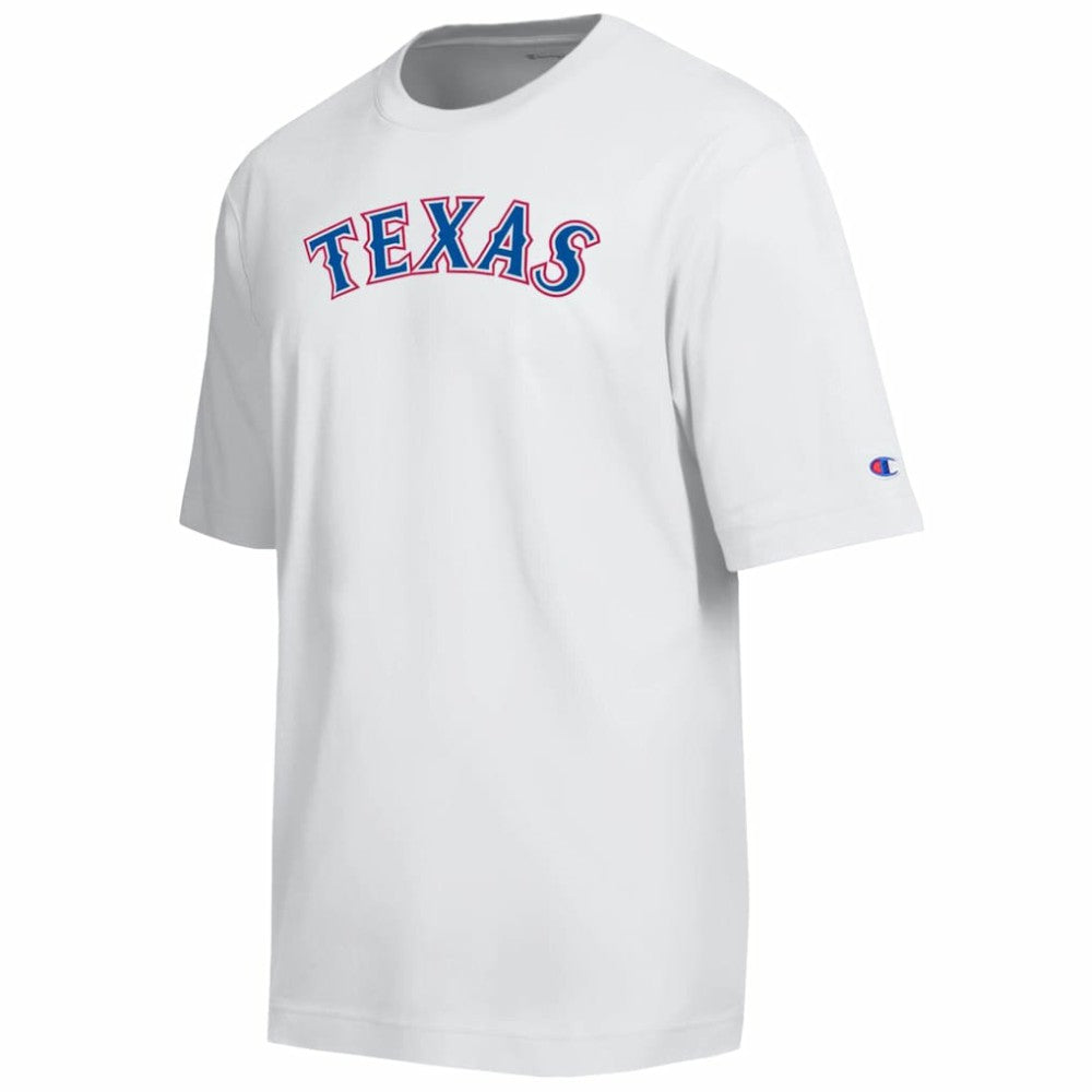 Texas Rangers Champion All Star Arched Chenille Wordmark T-Shirt for sale