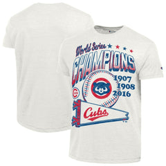 Chicago Cubs Champion Winning Tradition Cooperstown Tri-Blend T-Shirt Online