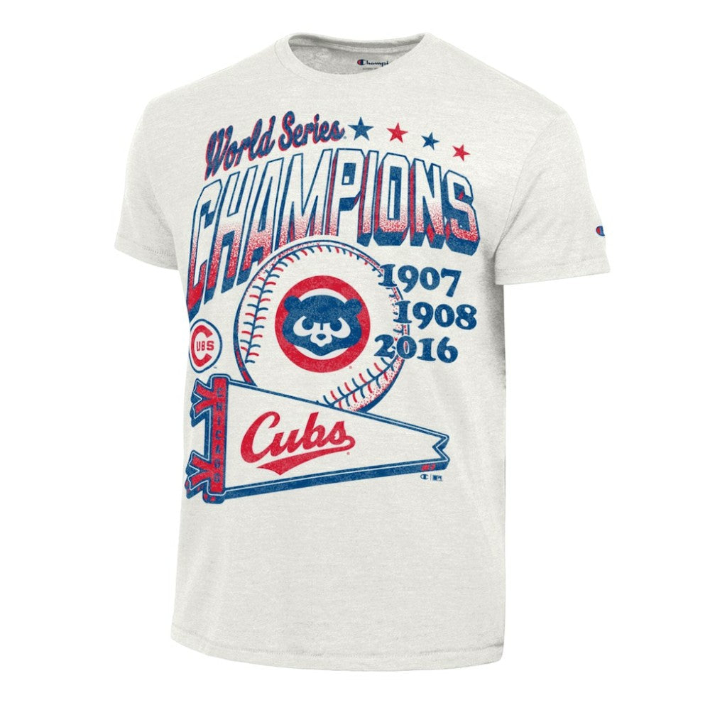 Chicago Cubs Champion Winning Tradition Cooperstown Tri-Blend T-Shirt Online