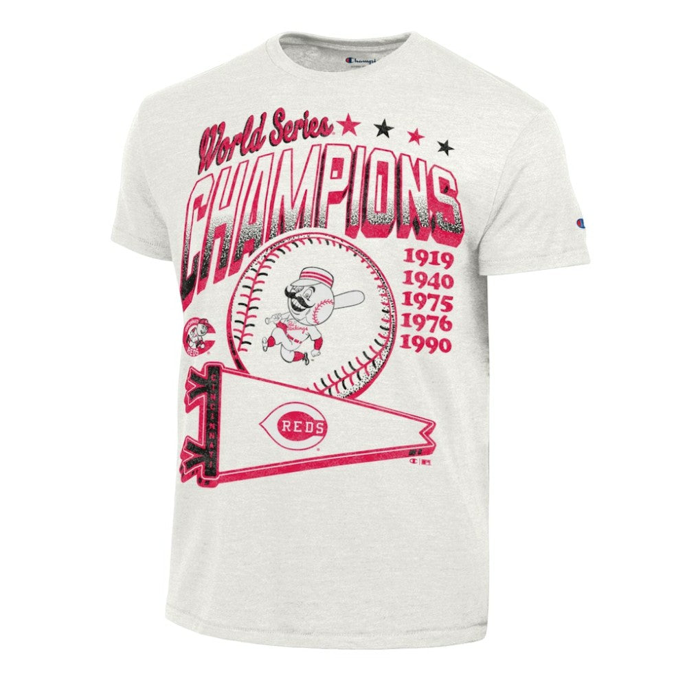 Cincinnati Reds Champion Winning Tradition Cooperstown Tri-Blend T-Shirt Outlet