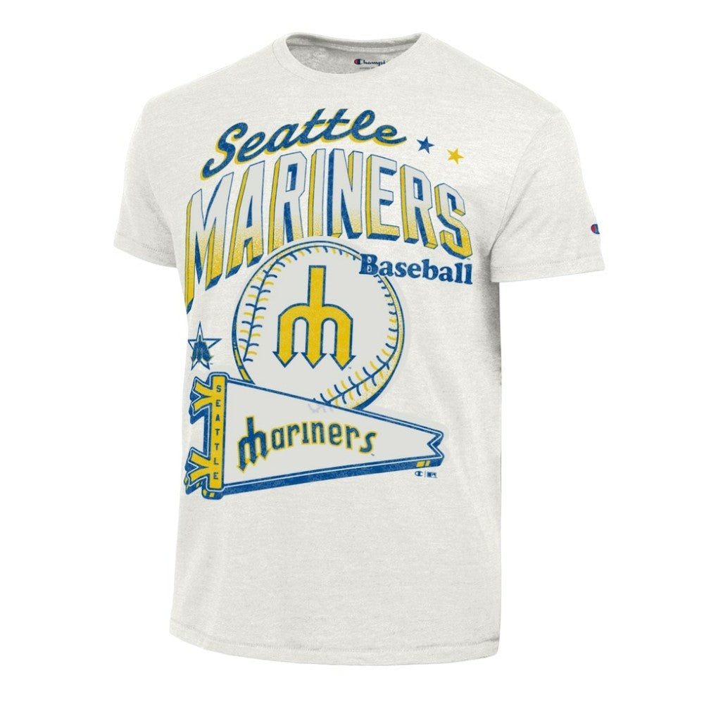 Seattle Mariners Champion Winning Tradition Cooperstown Tri-Blend T-Shirt Sale