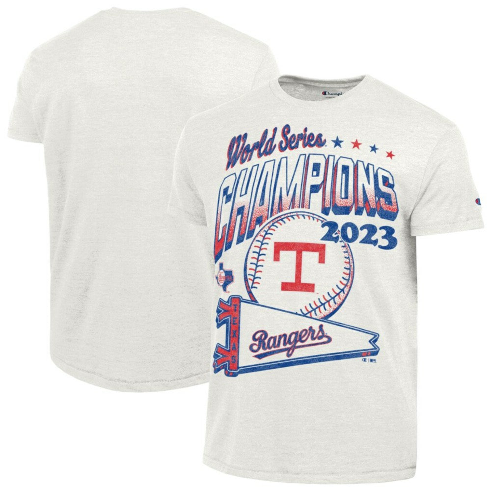 Texas Rangers Champion Winning Tradition Cooperstown Tri-Blend T-Shirt Outlet