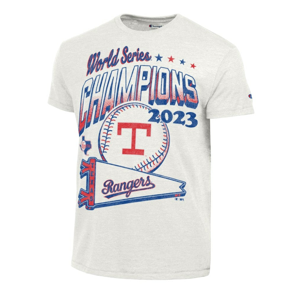 Texas Rangers Champion Winning Tradition Cooperstown Tri-Blend T-Shirt Outlet